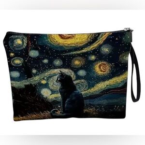 Magical Mystical Black Cat in the Universe Bag. New.